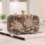 Elegant Crystal Hollow Out Metal Clutch Bag Ladies Purse bags WAAMII   