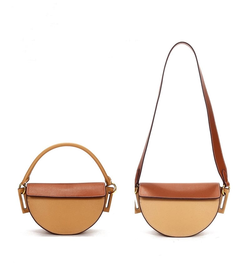 Etta Elegant Leather Saddle bags WAAMII   