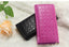 Quilted Embossed Pattern Top Grain Wax Leather Wallet Purse For Women bags WAAMII   