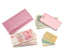 Quilted Embossed Pattern Top Grain Wax Leather Wallet Purse For Women bags WAAMII   