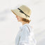 Raffia Straw Hats Crimping Beach Ladies Hat Accessories WAAMII Khaki  