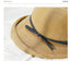 Raffia Straw Hats Crimping Beach Ladies Hat Accessories WAAMII   