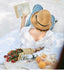 Raffia Straw Hats Crimping Beach Ladies Hat Accessories WAAMII   
