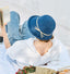 Raffia Straw Hats Crimping Beach Ladies Hat Accessories WAAMII   
