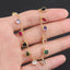 Rainbow AAA Cubic Zirconia Fancy Round Drop Necklace - - Luxury Jewelry by WAAMII