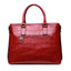 Red/Black/Brown Croco Genuine Leather Satchel Handbag With Braided Tassels bags WAAMII   