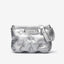Ruched Ruffles Shoulder Cloud Space Cotton Down Crossbody Quilted Handbag bags WAAMII Silvery 34-10-27cm 