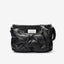 Ruched Ruffles Shoulder Cloud Space Cotton Down Crossbody Quilted Handbag bags WAAMII Black 34-10-27cm 
