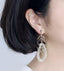 S925 Sterling Silver Post Spiral Mesh Hoop Earrings Jewelry WAAMII   