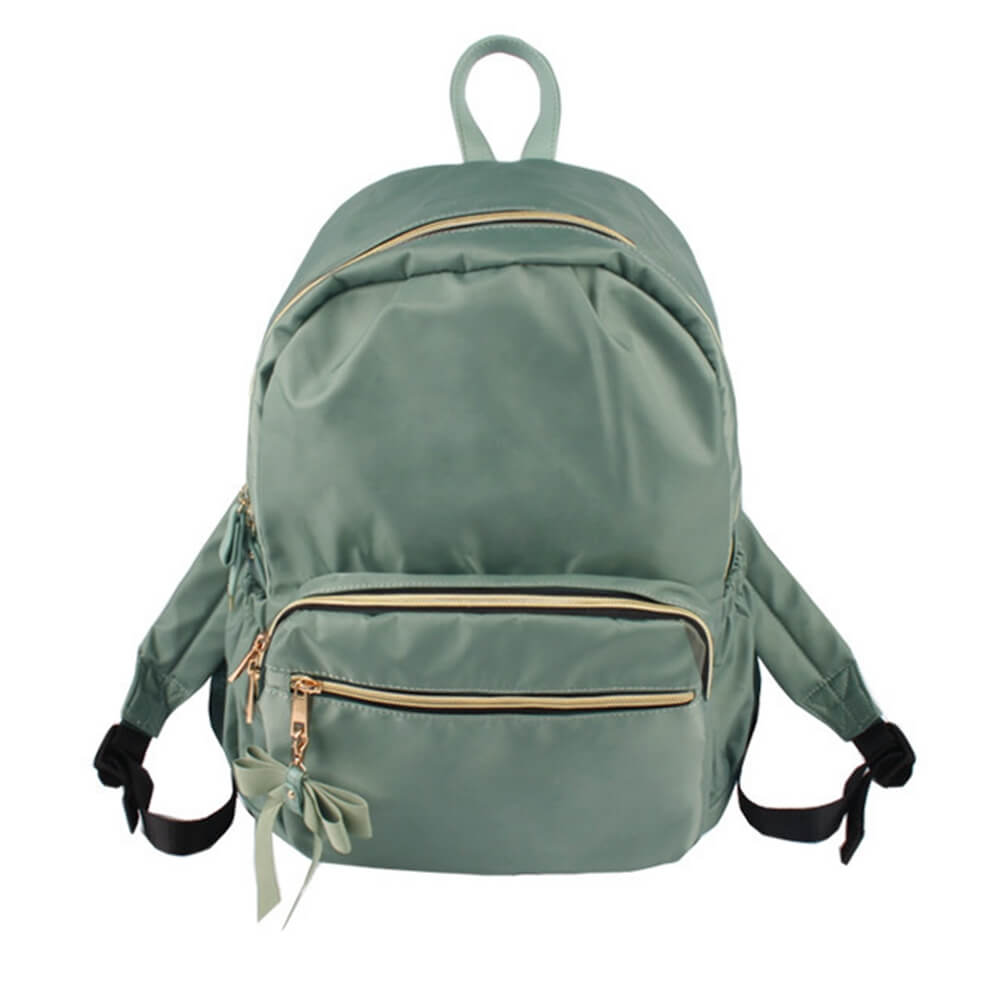 School College Bag Nylon Backpack For Girls/Women-WR03 bags WAAMII Green  