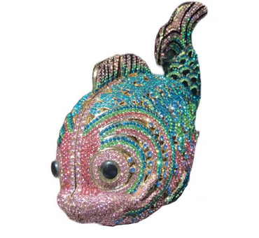 Sparkle Fish Clutch Bag Evening Clutch - - Luxury bags by WAAMII
