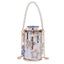Star Diamond Hollow Cage Clutch With Pearl Chains bags WAAMII White 10x10x15 CM 