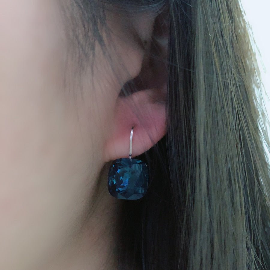 Stunning Rectangle Crystal Earrings - - Luxury Jewelry by WAAMII