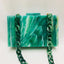 Stunning Trendy Jade Green Acrylic Clutch Bag bags WAAMII   