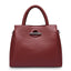 Stylish Genuine Leather Fashion Tote Bag bags WAAMII Burgundy  