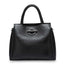 Stylish Genuine Leather Fashion Tote Bag bags WAAMII Black  