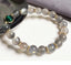Stylish Mix Gray Moonstone Natural Healing Crystal Beads Bracelet Jewelry WAAMII   