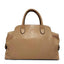 Top Grain Serpentine Pattern Leather Handbag Boston Satchel