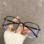 TR90 Eyeglasses Large Frame Women Eyeglasses Frames Myopia Optical Prescription Eyewear 16815 Accessories WAAMII Asymptotic Black  