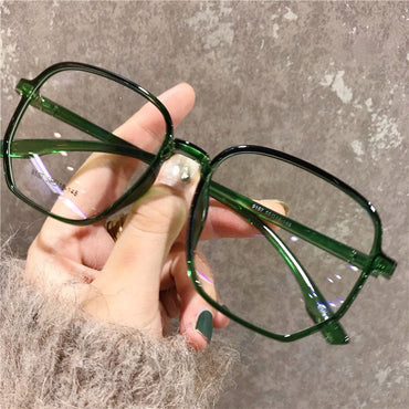 TR90 Eyeglasses Large Frame Women Eyeglasses Frames Myopia Optical Prescription Eyewear 16815 - Green - Luxury Accessories by WAAMII