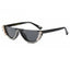 Trendy Half Frame Rimless Cat Eye Sunglasses Rhinestone Polarized Sunglasses For Women