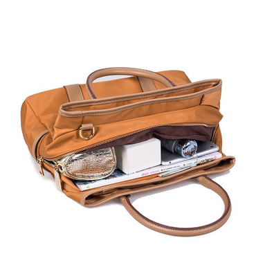 Triple Compartment Handbag Women's Large Shoulder Nylon Tote Bag - - Luxury bags by WAAMII