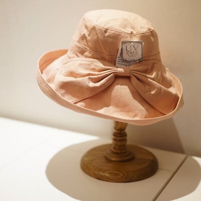 UV-proof Hat Casual Linen Cotton Butterfly Knot Wide Brim Packable Sun Hat Accessories WAAMII   
