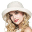UV-proof Hat Casual Linen Cotton Butterfly Knot Wide Brim Packable Sun Hat Accessories WAAMII   