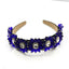 Velvet Stars Snowflake Vintage Jeweled Headband WH305 Accessories WAAMII 1  