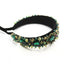 Velvet Stars Snowflake Vintage Jeweled Headband WH305 Accessories WAAMII   