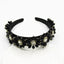 Velvet Stars Snowflake Vintage Jeweled Headband WH305 Accessories WAAMII 3  