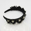 Velvet Stars Snowflake Vintage Jeweled Headband WH305 Accessories WAAMII   