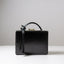 Vintaga Genuine Leather Box Tote - Black - Luxury bags by WAAMII
