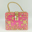 Vintage Buckle Beaded Gold Sequined Flower Clutch Handbag-Acrylic-Black - - Luxury bags by WAAMII