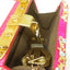 Vintage Buckle Beaded Gold Sequined Flower Clutch Handbag-Acrylic-Black - - Luxury bags by WAAMII