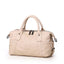 Vintage Designer Multi-pocket Genuine Leather Boston Bag - Beige - Luxury bags by WAAMII