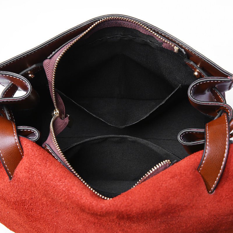 Vintage Genuine Leather Ladies Messenger Bag - - Luxury bags by WAAMII