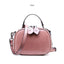 Vintage Ladies Oil Wax Leather Crossbody Bag bags WAAMII Pink Mini(Max Length&lt;20cm) 