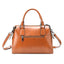 Vintage Ladies Oil Wax Leather Handbags Leather Satchel - - Luxury bags by WAAMII
