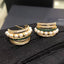 Vintage Style Multi-layer Pearl Geometric Circle Earrings