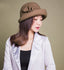 Women Solid Color Winter Wool Cloche Hat Accessories WAAMII   