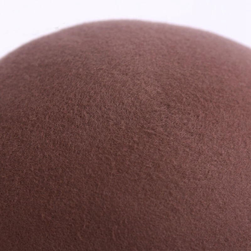 Women Solid Color Winter Wool Cloche Hat Accessories WAAMII   