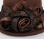 Women Vintage Elegant Lace Floral 100% Wool Cloche Accessories WAAMII   