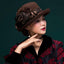 Women Vintage Elegant Lace Floral 100% Wool Cloche Accessories WAAMII   