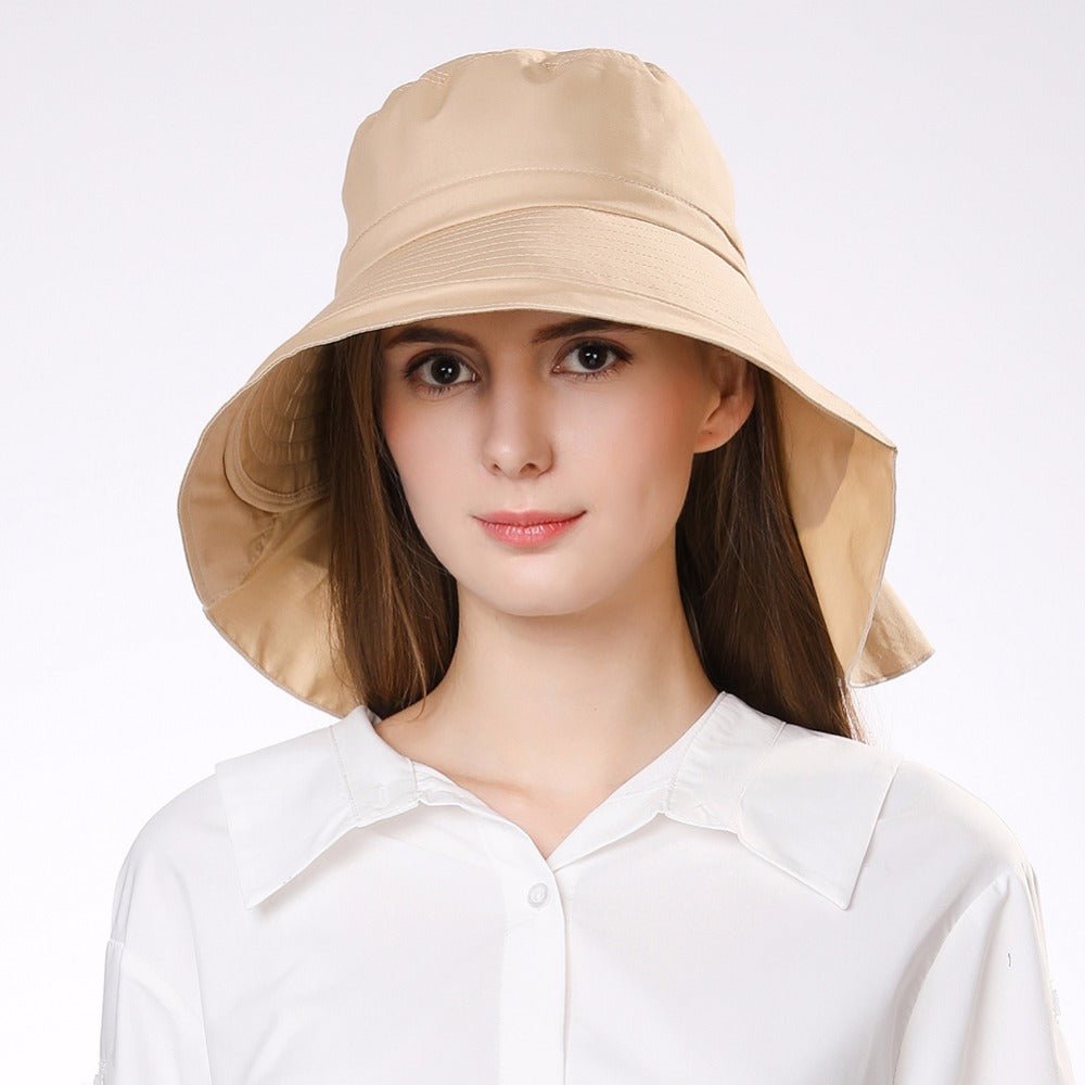 Women's Sun Catcher Shapeable Cotton Feel Hat UPF 50+With Adjustable Detachable Strap Accessories WAAMII   