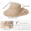 Women's Sun Catcher Shapeable Cotton Feel Hat UPF 50+With Adjustable Detachable Strap Accessories WAAMII   