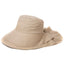 Women's Sun Catcher Shapeable Cotton Feel Hat UPF 50+With Adjustable Detachable Strap Accessories WAAMII Khaki  